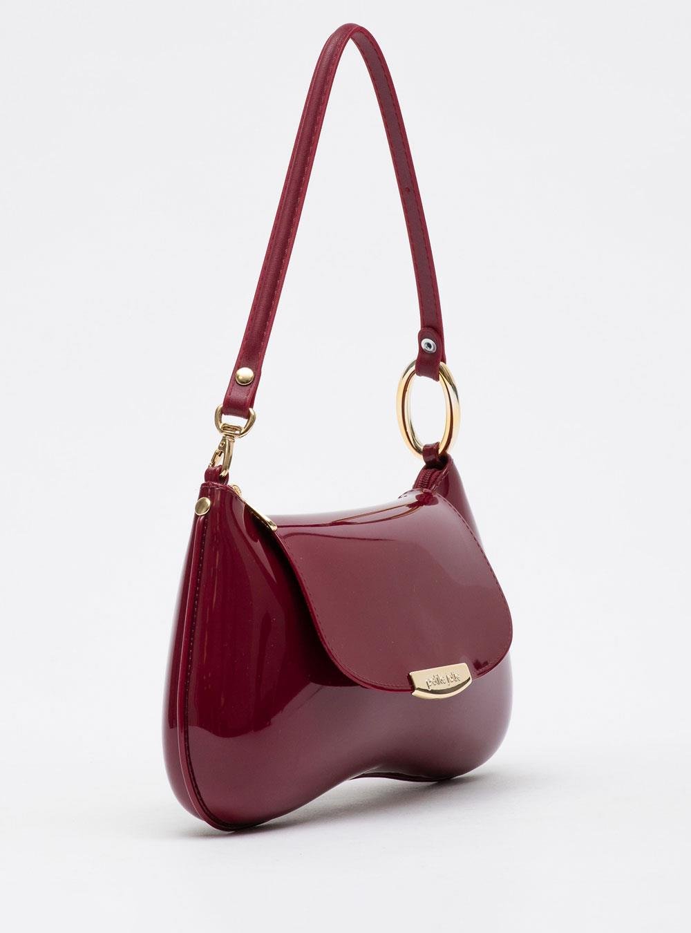 Bolsa Petite Jolie Elle Merlot PJ11245 Vermelho 4