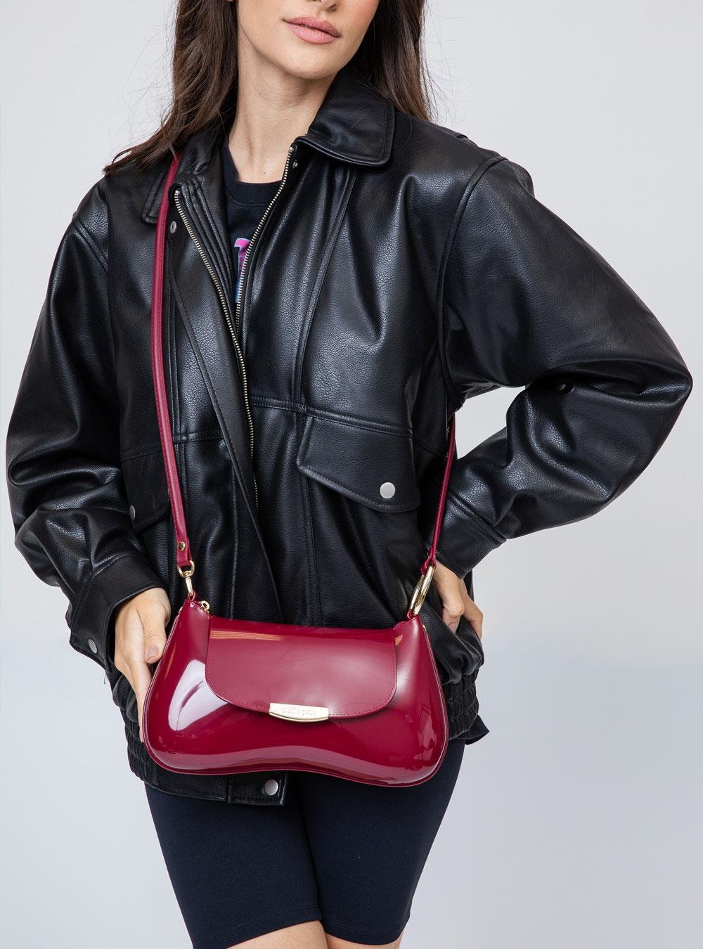 Bolsa Petite Jolie Elle Merlot PJ11245 Vermelho 1