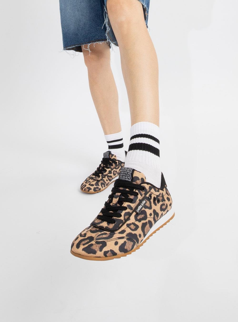 Tênis Petite Jolie Flat Sneaker Onça/Avela PJ7546A Onça 4