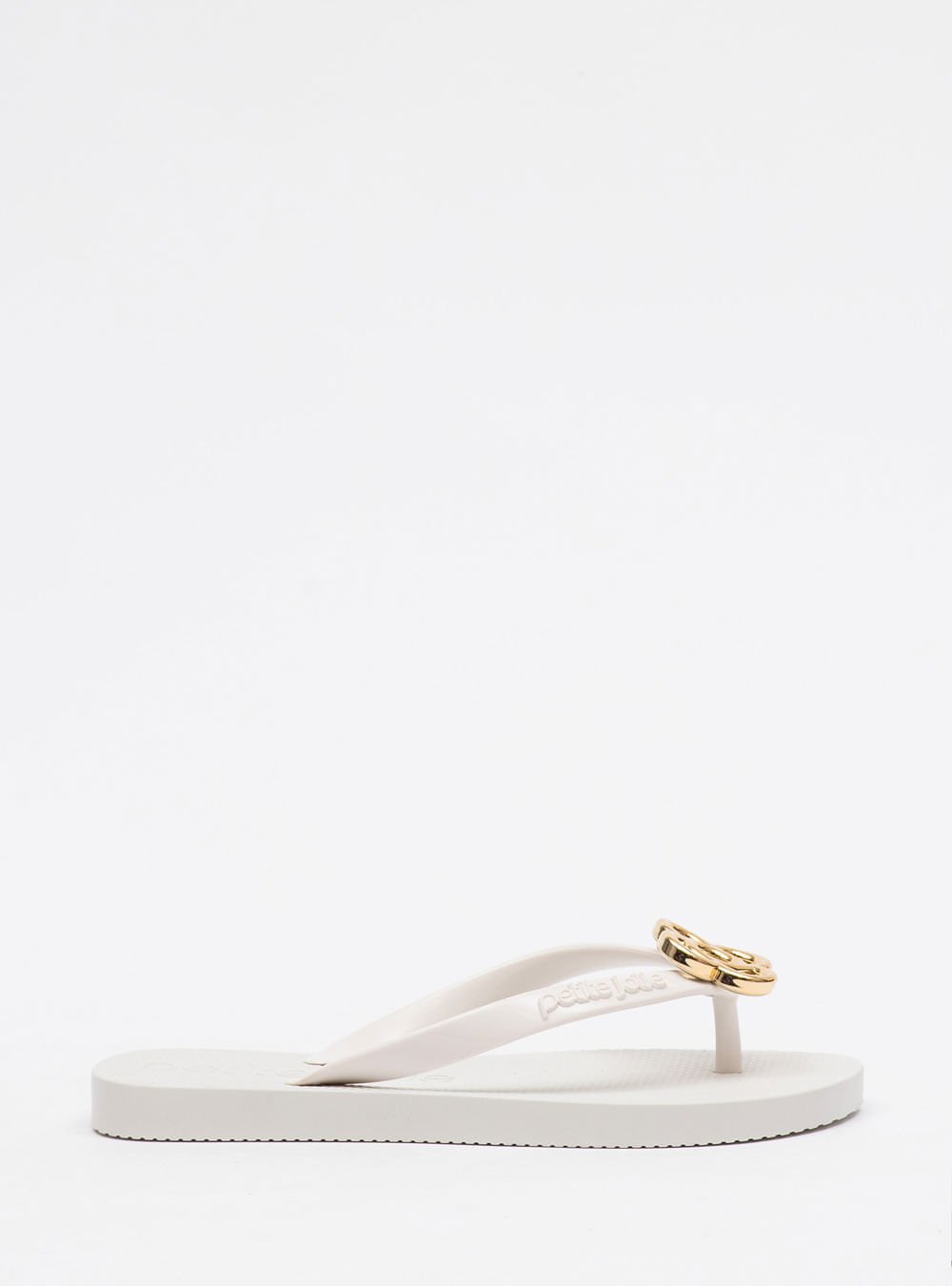 Chinelo Infantil Petite Jolie Fresh IN White PJ6979IN Branco/Dourado 3