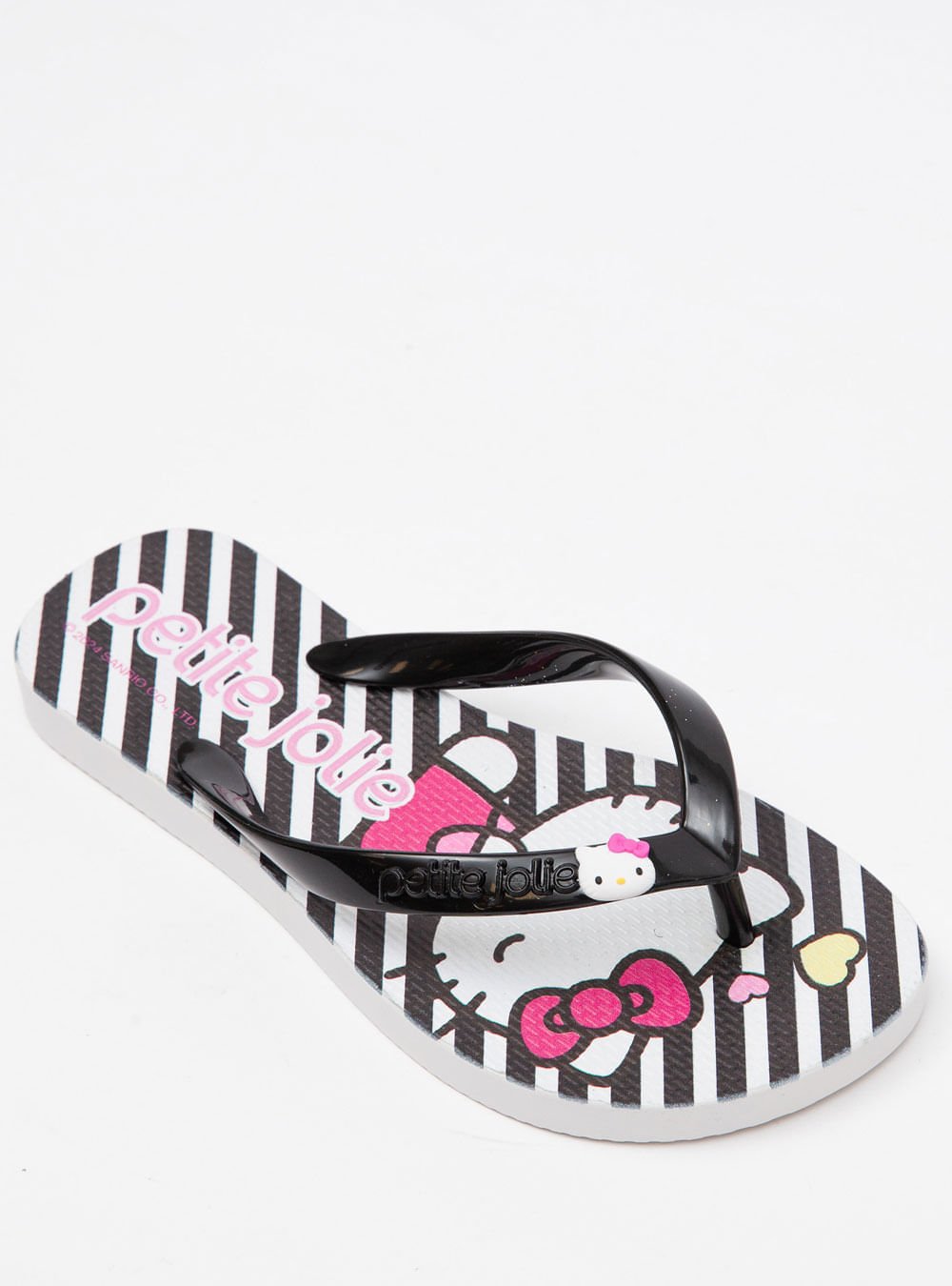 Chinelo Petite Jolie Fresh In Hello Kitty Preto 8 PJ7206INHK Preto/Branco 4