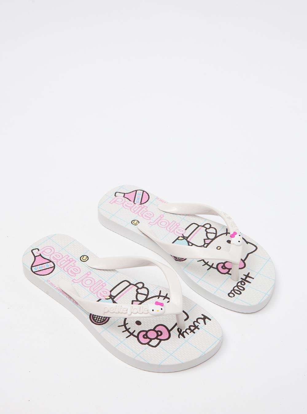 Chinelo Petite Jolie Fresh In White Hello Kitty 7 PJ7206INHK Branco 2