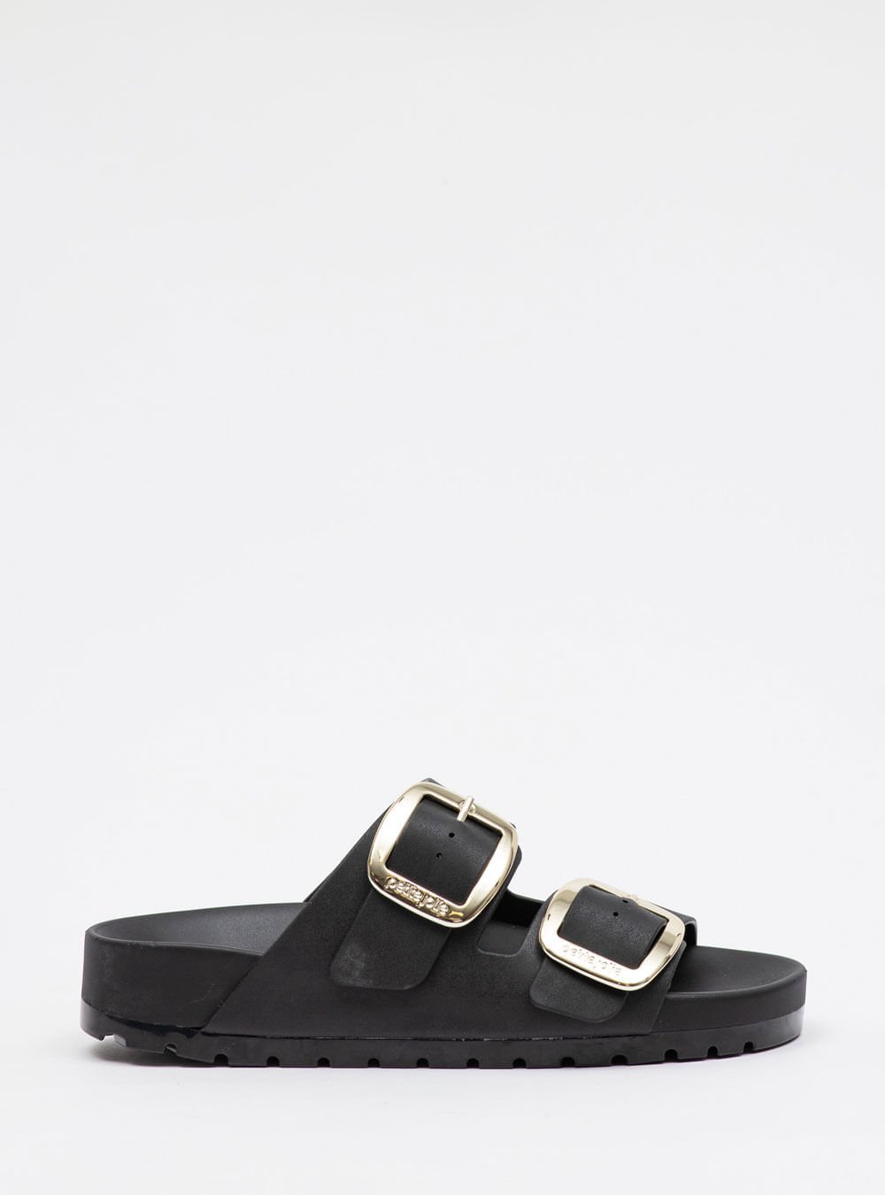 Chinelo Petite Jolie Lovin' Flat Preto PJ7279 Preto