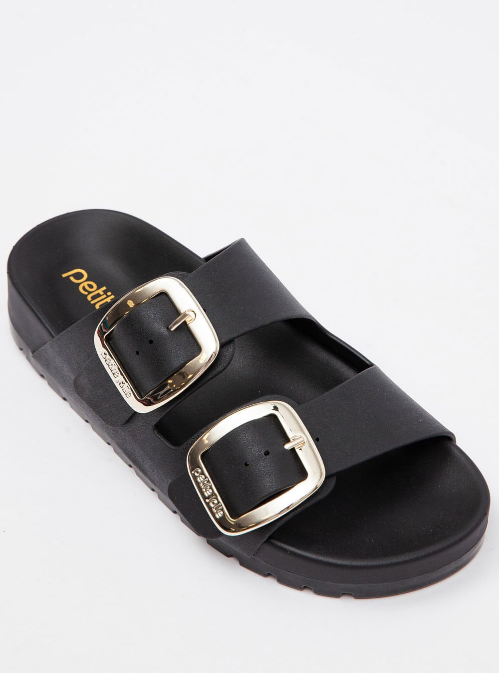 Chinelo Petite Jolie Lovin' Flat Preto PJ7279 Preto