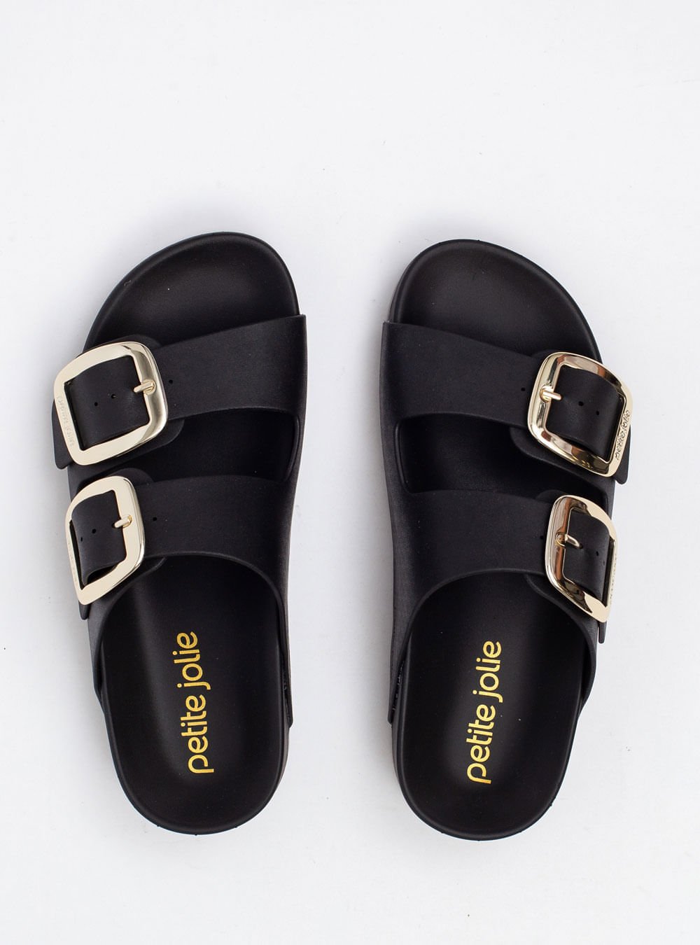 Chinelo Petite Jolie Lovin' Flat Preto PJ7279 Preto 3