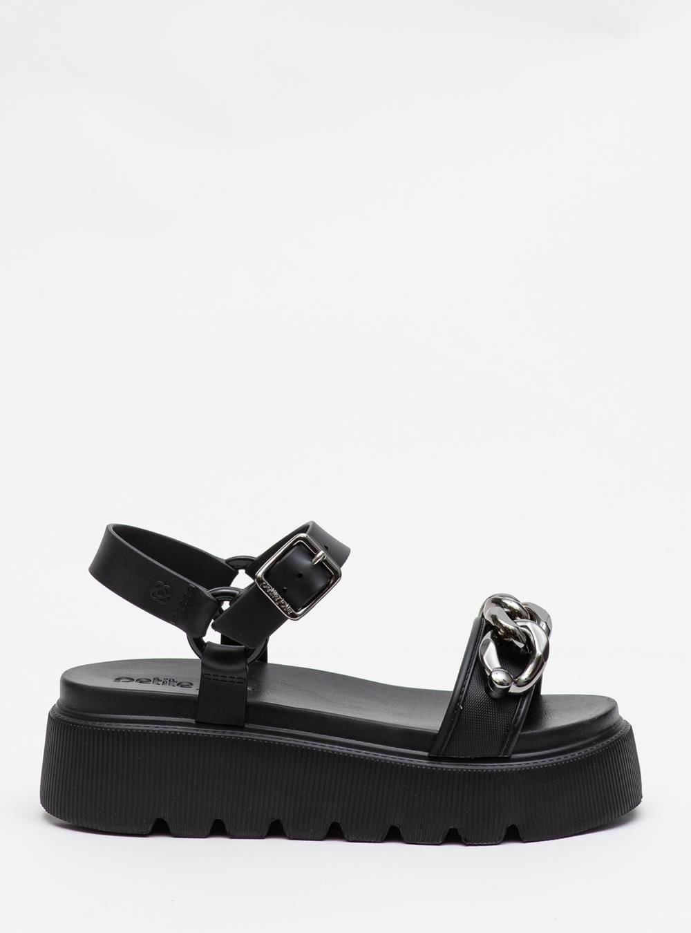 Sandália Petite Jolie Wish Preto PJ7583 Preto