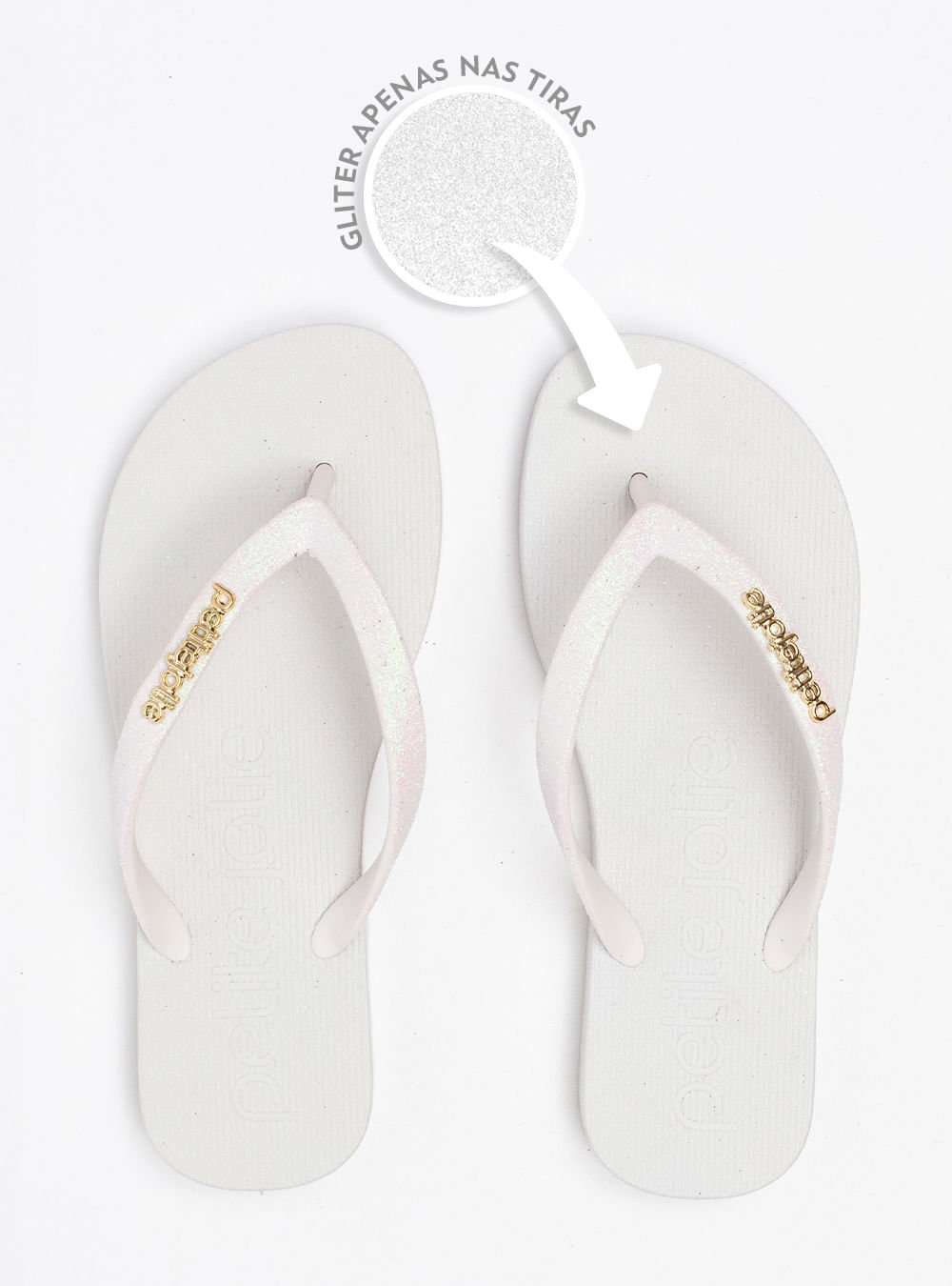Chinelo Petite Jolie Fresh White PJ7298