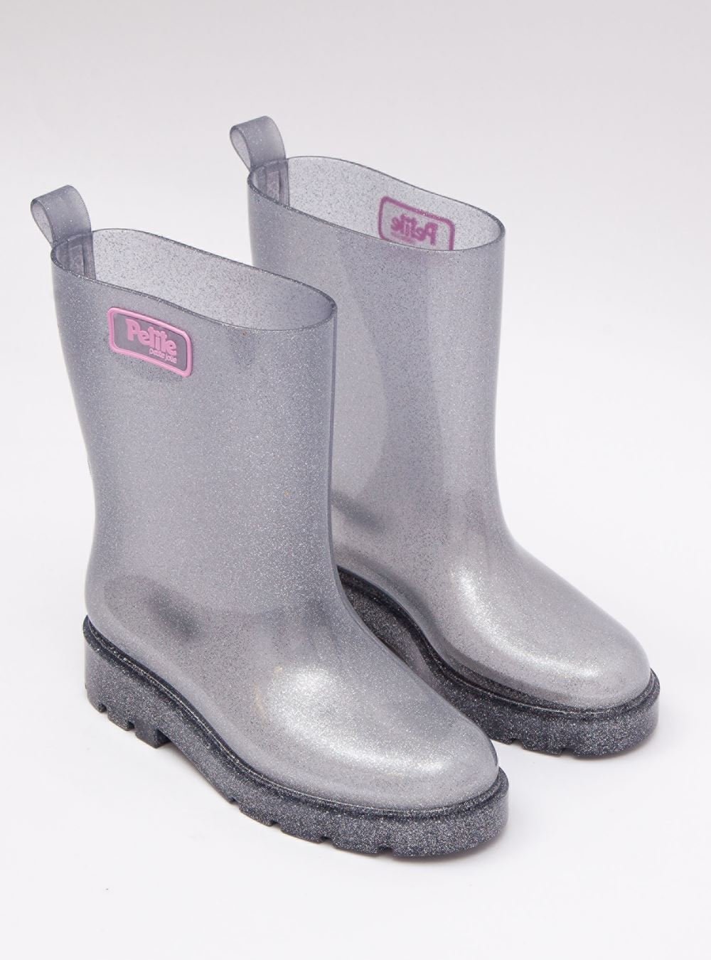 Bota Infantil Petite Jolie Jump IN Glitter Prata PJ7134IN Prata