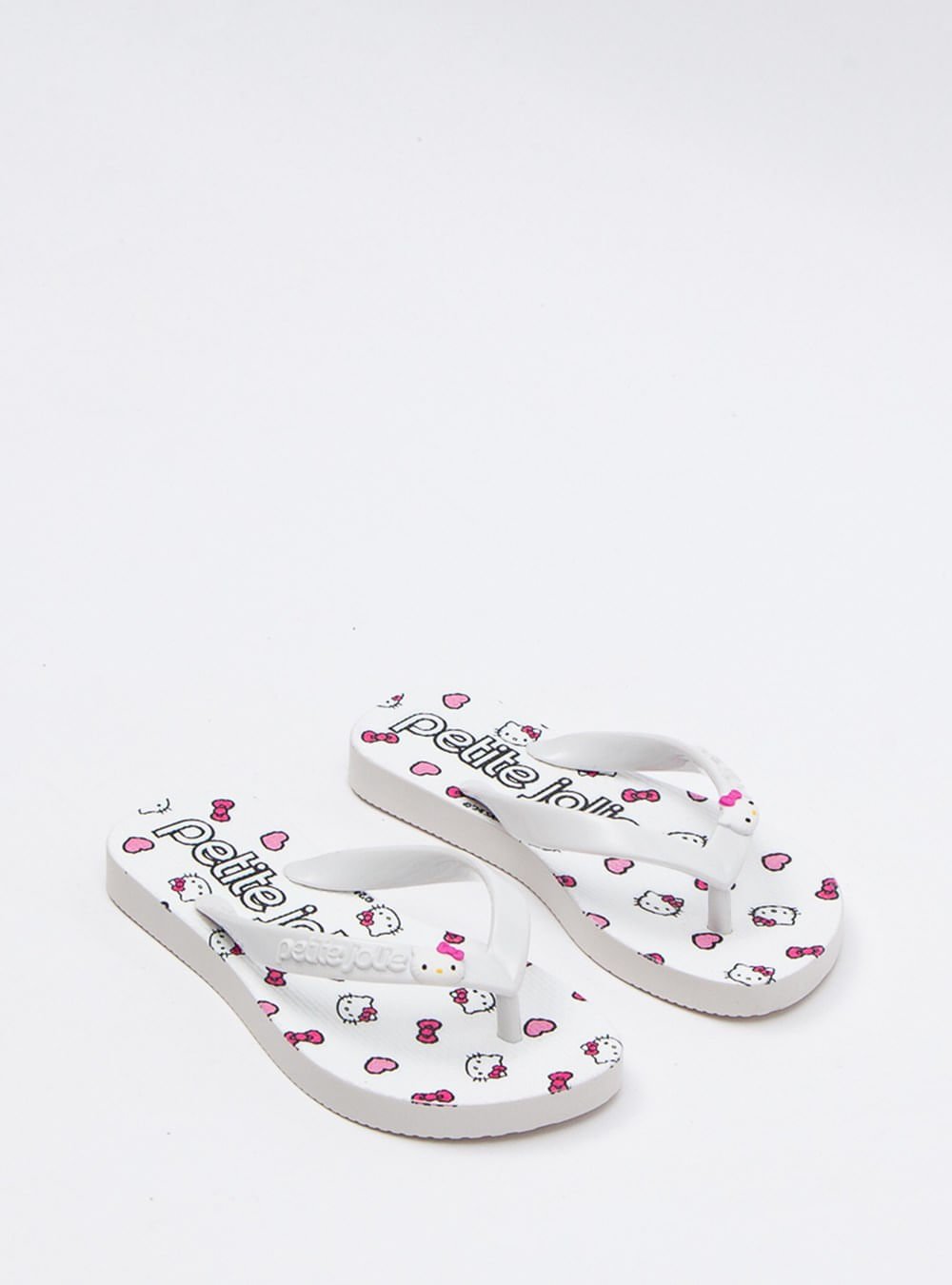 Chinelo Infantil Hello Kitty Branco/Sola Branco PJ7206INHK Branco 2