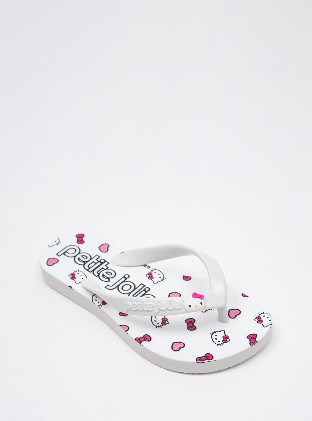 Chinelo Infantil Hello Kitty Branco/Sola Branco PJ7206INHK Branco 4