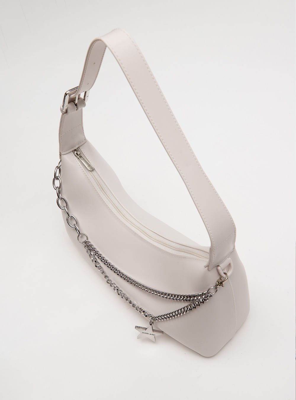 Bolsa Petite Jolie Thayla White/Niquel PJ11282 White/Niquel 2