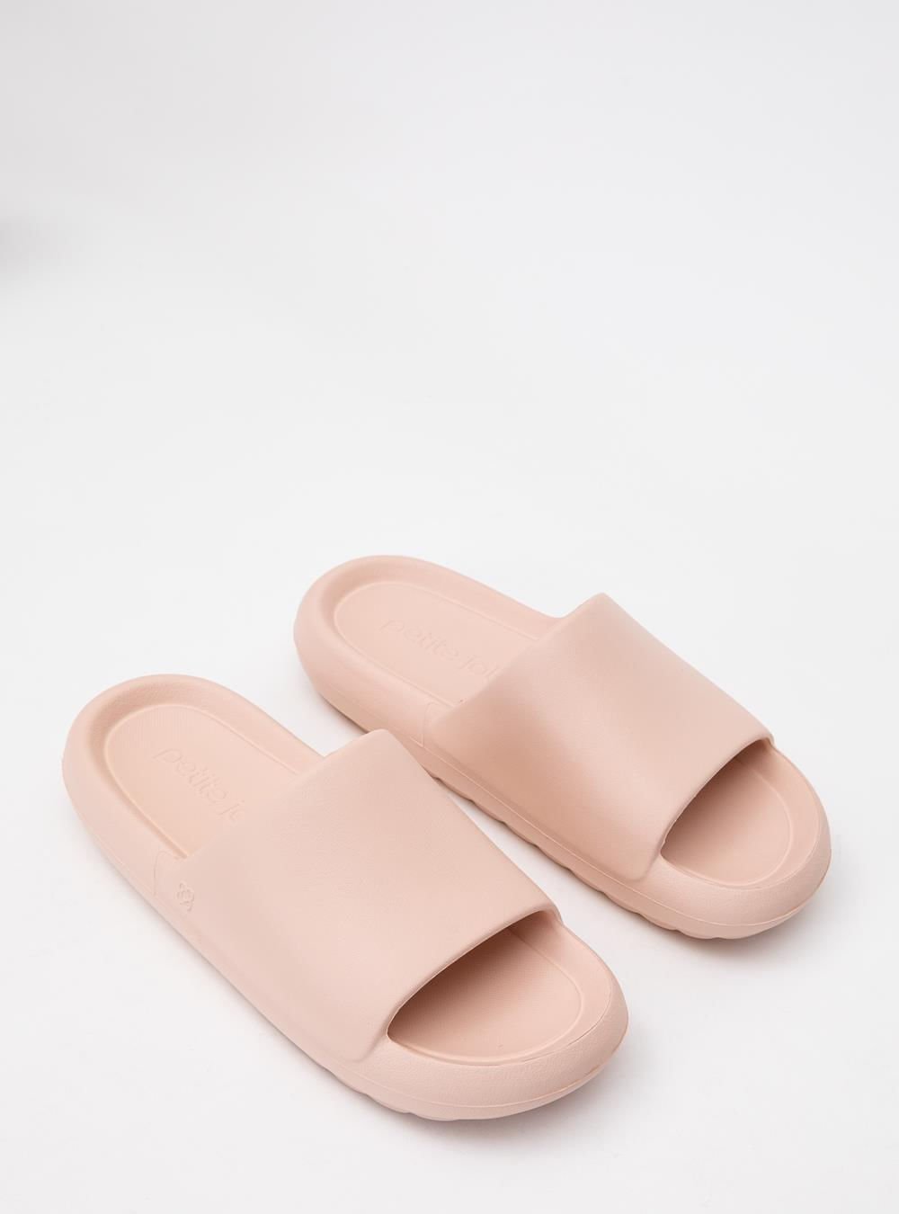 Chinelo Nuvem Petite Jolie Hug Cream PJ7639 Rosê 2