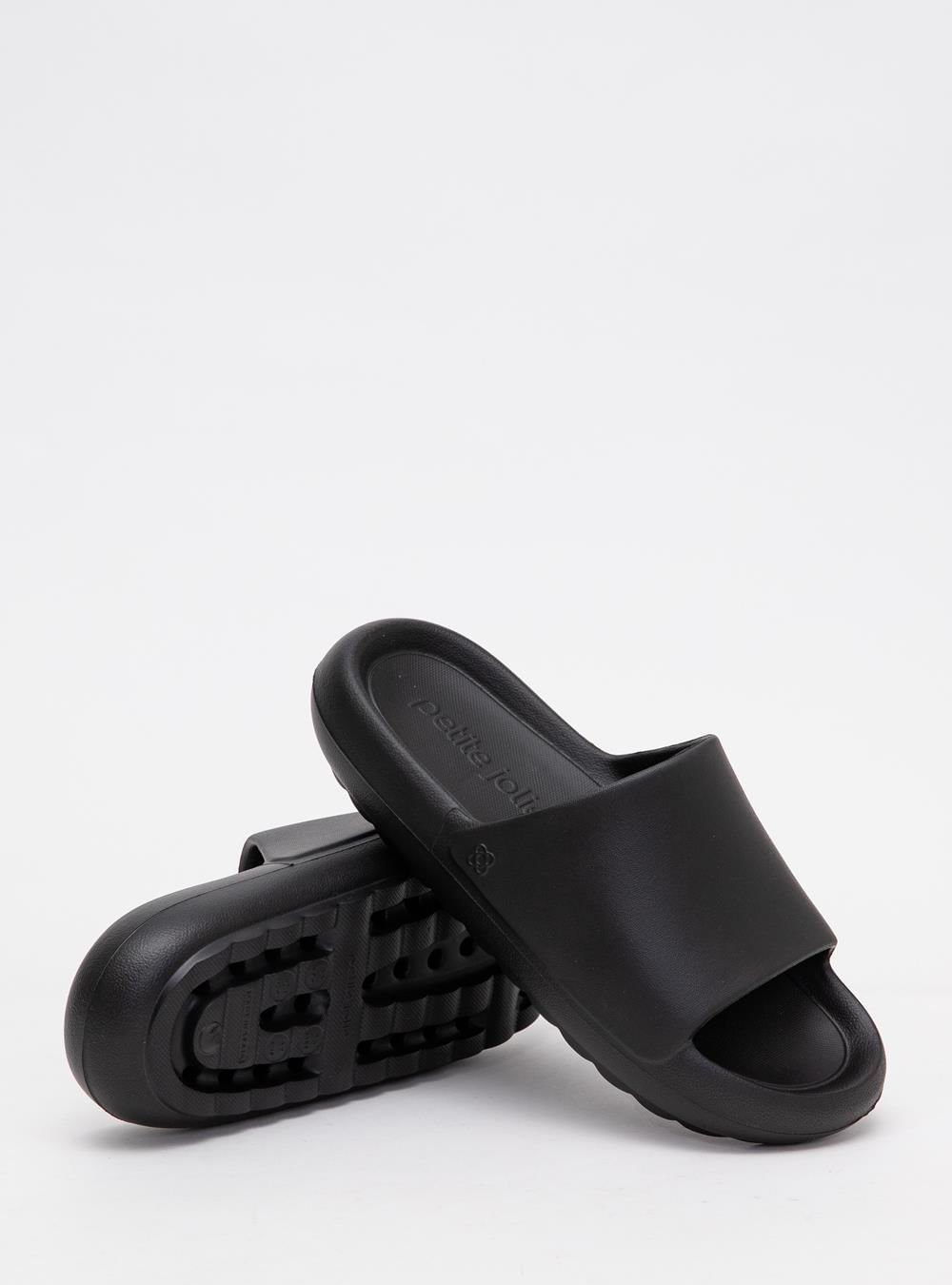 Chinelo Slide Petite Jolie Hug Preto PJ7639 Preto 2
