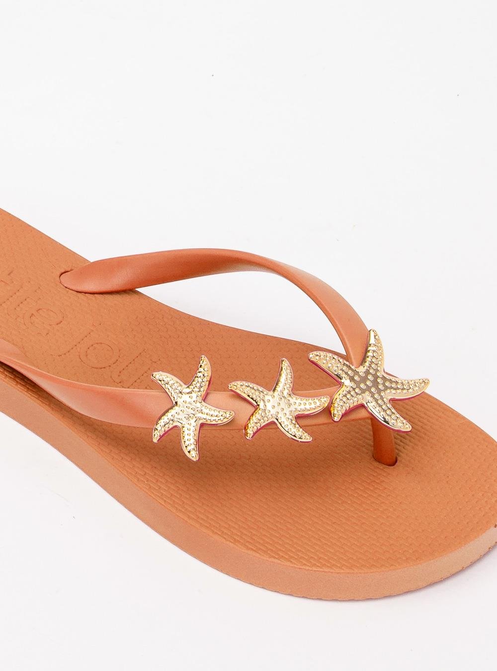 Chinelo Petite Jolie Fresh Doce De Leite PJ7672 Laranja 4
