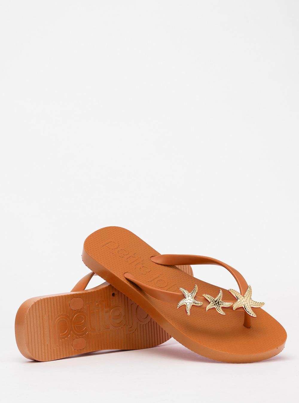 Chinelo Petite Jolie Fresh Doce De Leite PJ7672 Laranja 5