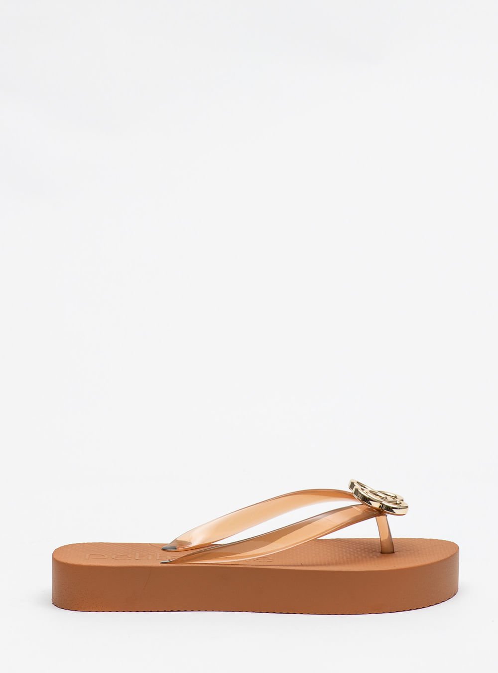 Chinelo Petite Jolie Fresh Up Doce De Leite PJ7634