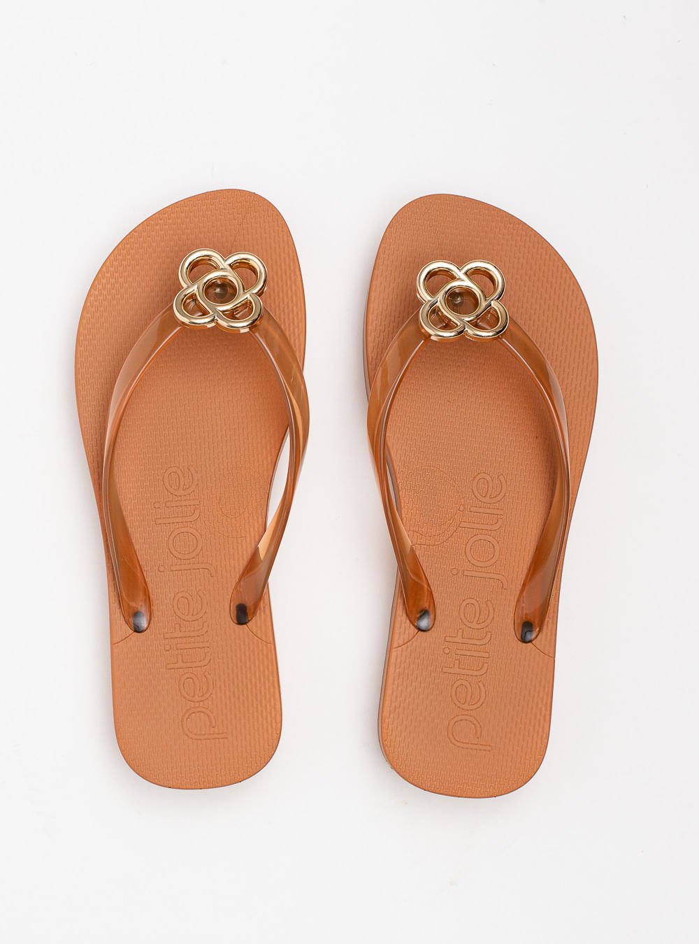 Chinelo Petite Jolie Fresh Up Doce De Leite PJ7634 Marrom 3
