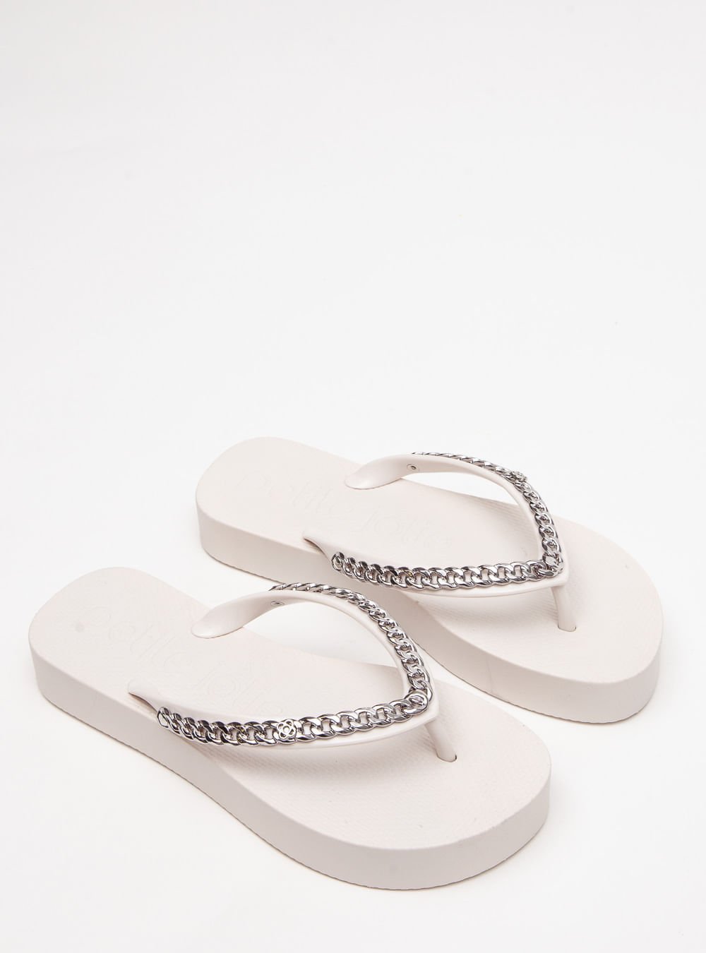 Chinelo Petite Jolie Fresh Up White PJ7592 Branco 2