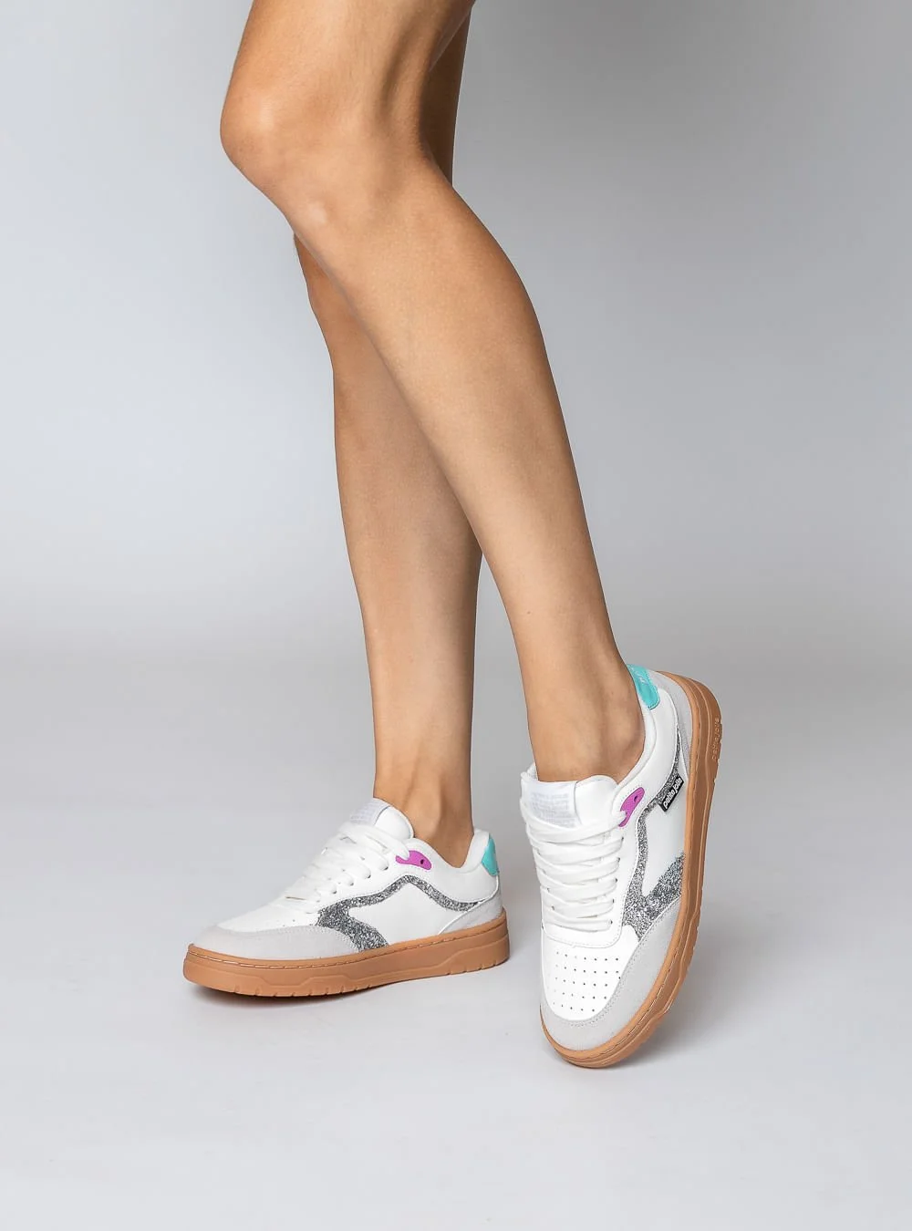 Tênis Petite Jolie Shoot Branco/Avela Light PJ7538 Branco/Prata 6