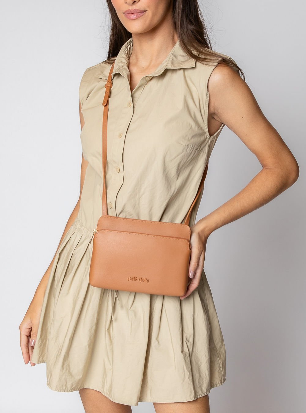 Bolsa Petite Jolie Becky II Doce De Leite PJ11113 Doce de Leite 6