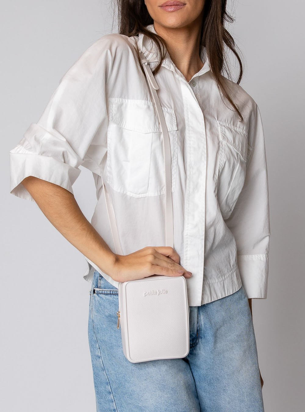 Bolsa Petite Jolie Cross III White PJ10362III White
