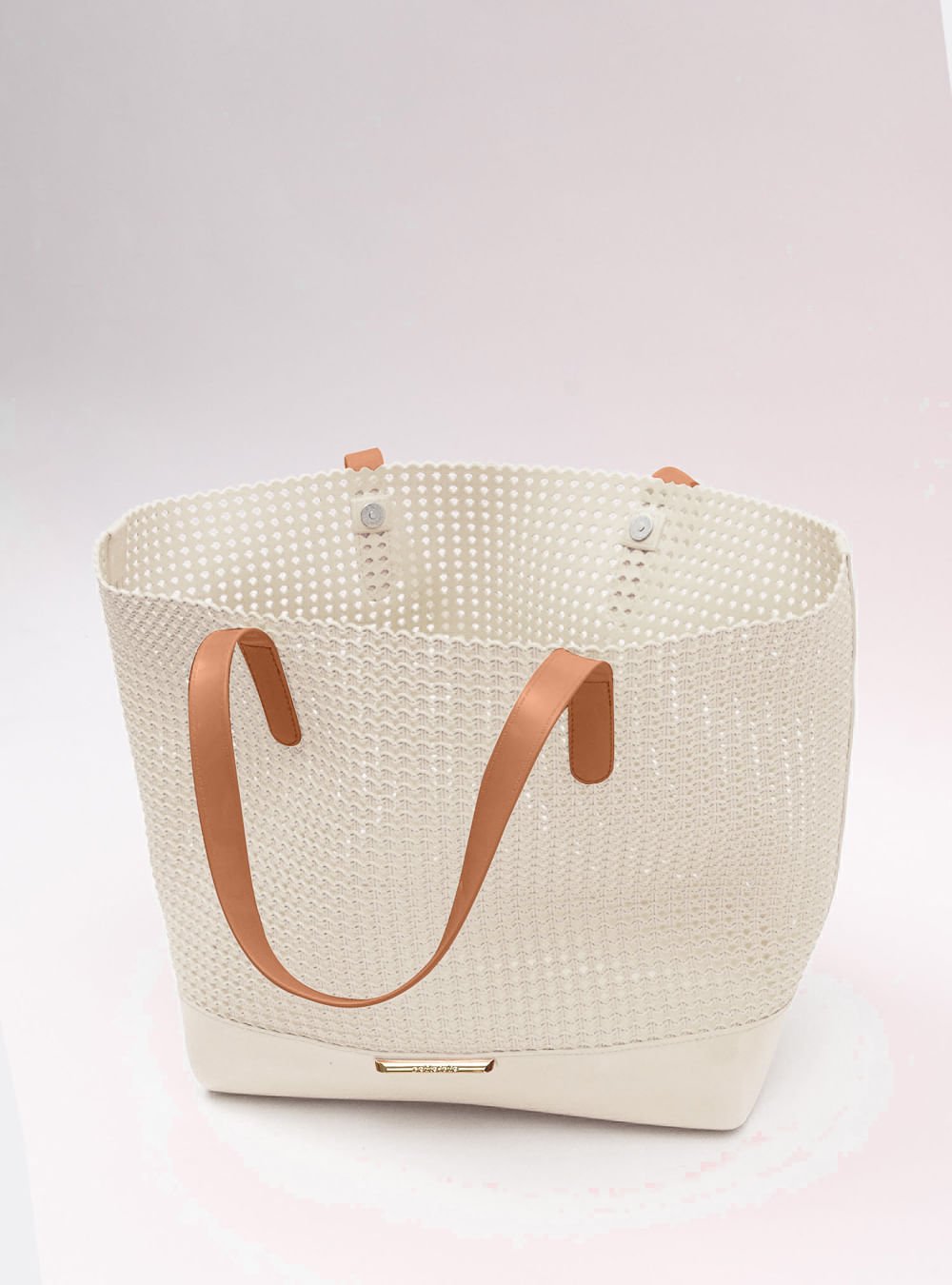 Bolsa Petite Jolie Ibiza White/Doce De Leite PJ10734B Doce de Leite 4