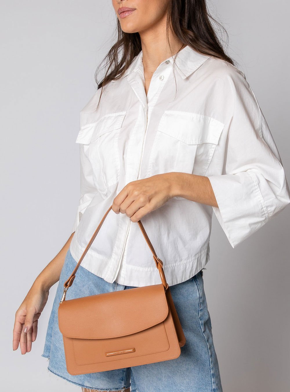 Bolsa Petite Jolie May Doce De Leite PJ11273 Marrom 6