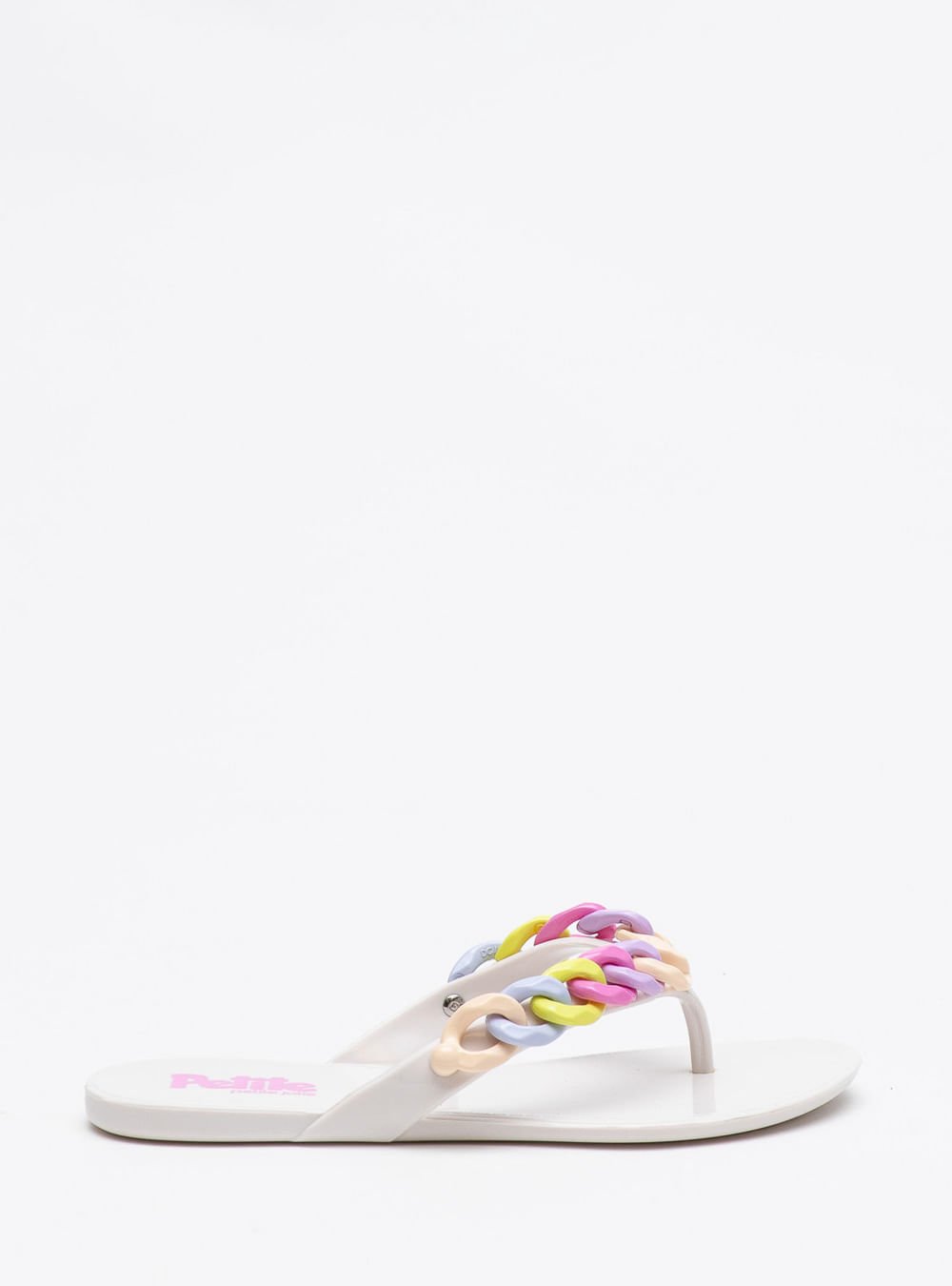 Chinelo Infantil Petite Jolie Lucky In White PJ7621IN