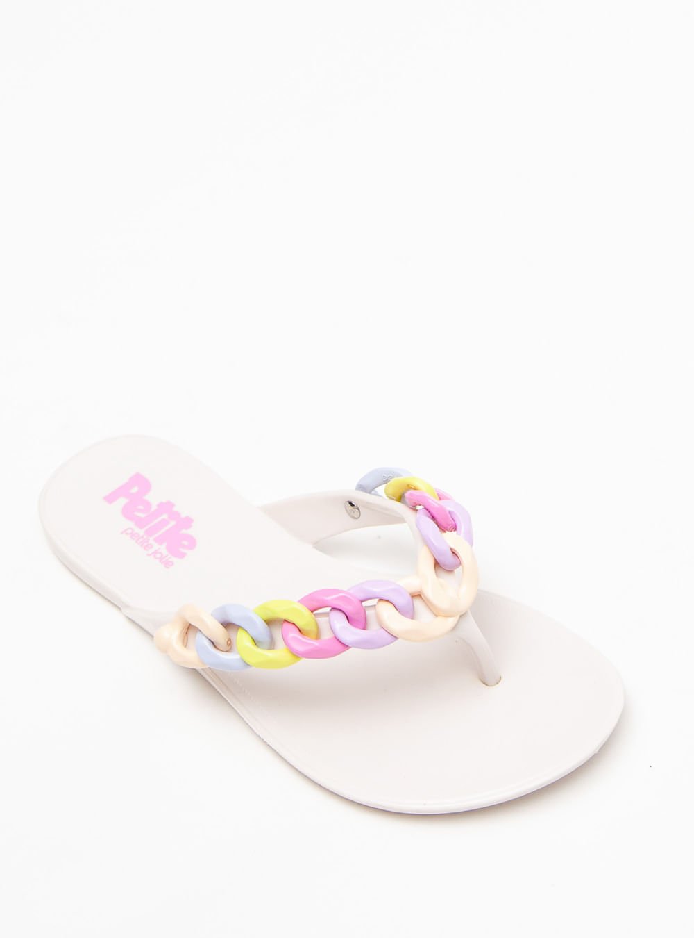 Chinelo Infantil Petite Jolie Lucky In White PJ7621IN Branco 2