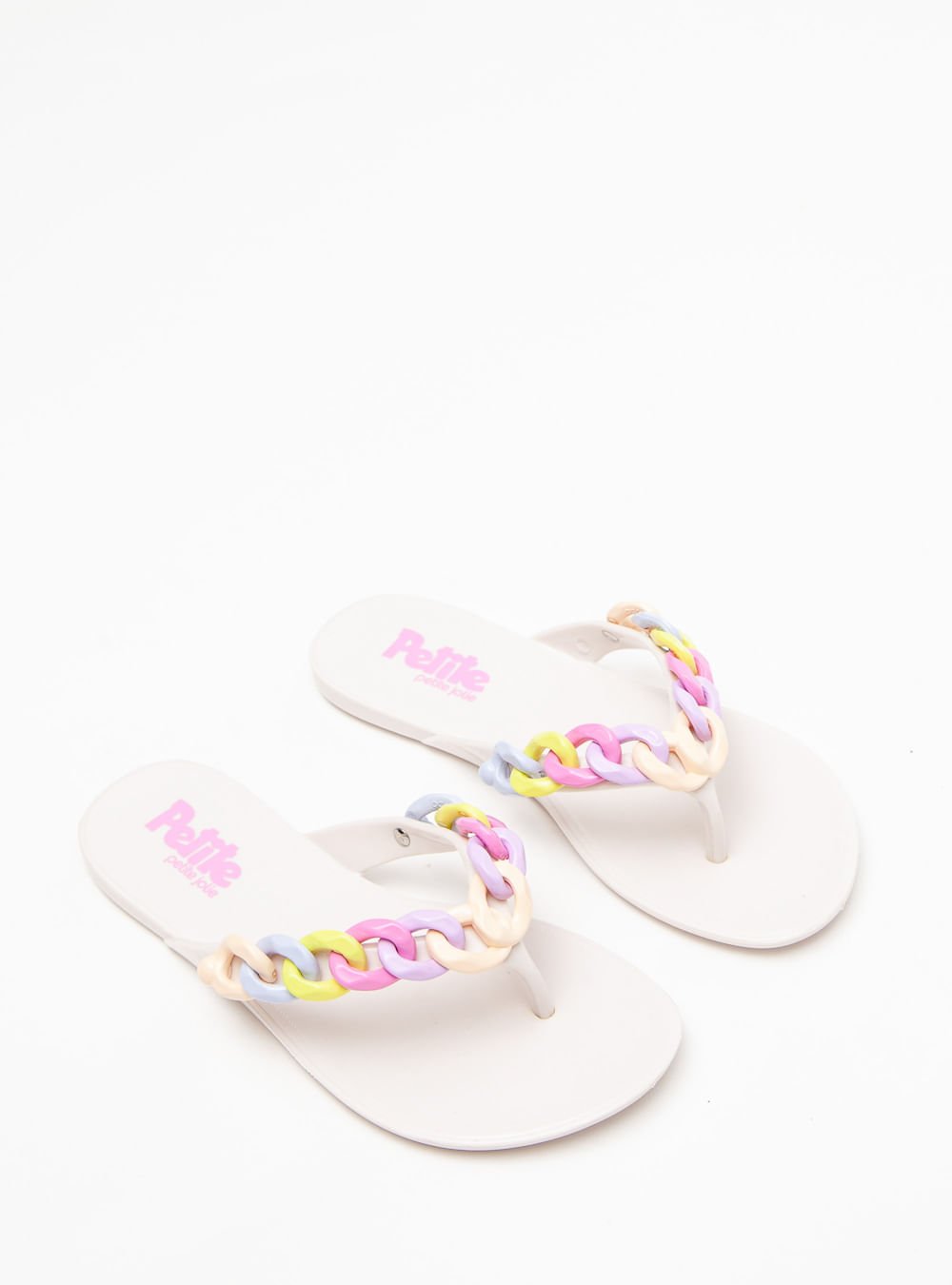 Chinelo Infantil Petite Jolie Lucky In White PJ7621IN Branco 3