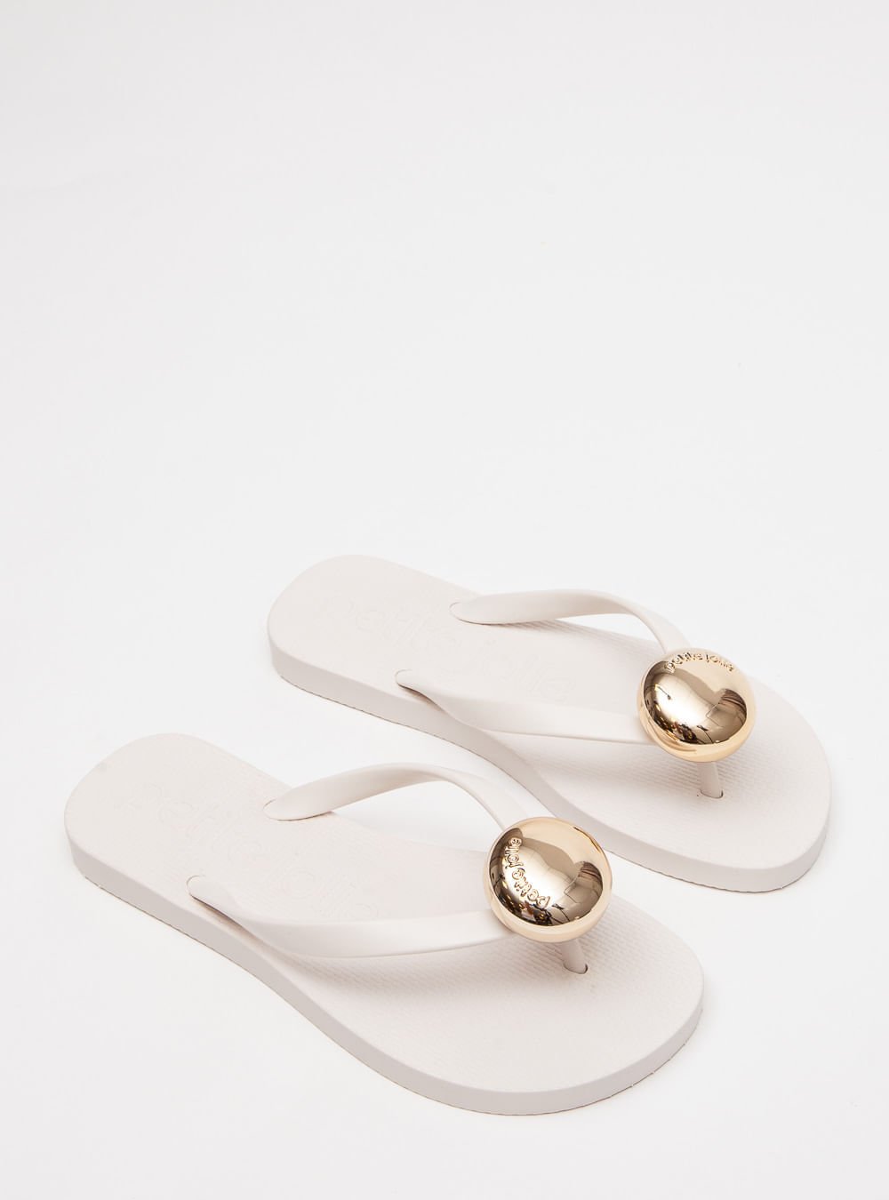 Chinelo Petite Jolie Fresh White/Sola White PJ7637 Branco 2