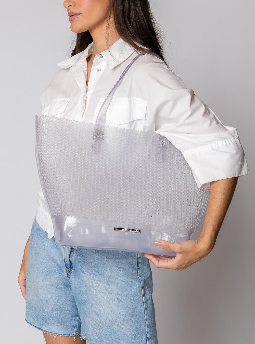 Bolsa Petite Jolie Ibiza Translúcido PJ10734B Transparente 6