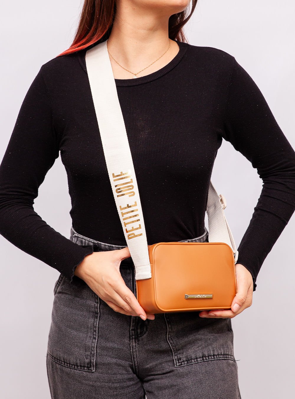 Bolsa Petite Jolie Pop Matte Doce De Leite PJ11295 Marrom 4