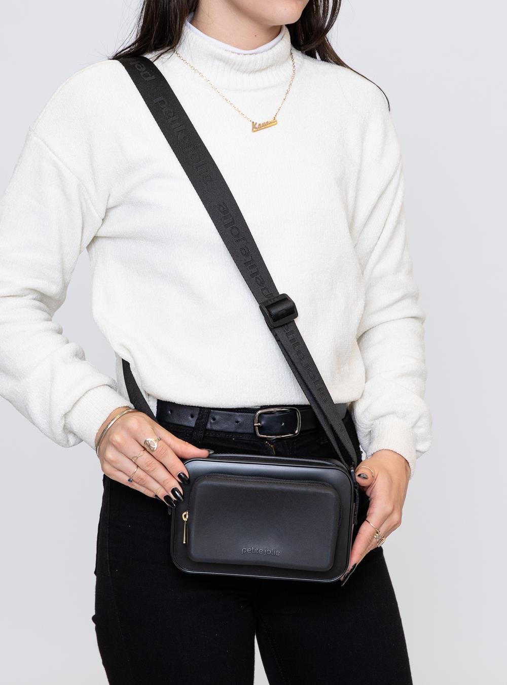 Bolsa Petite Jolie Rocky Preto PJ11307 Preto