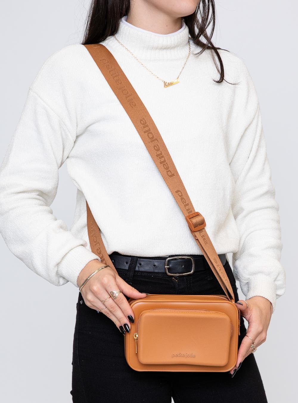 Bolsa Petite Jolie Rocky Doce De Leite PJ11307 Doce de Leite 6