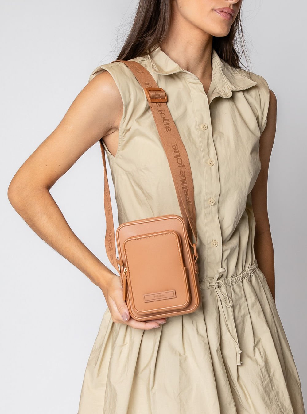 Bolsa Petite Jolie Ted Doce De Leite PJ10085 Doce de Leite 6