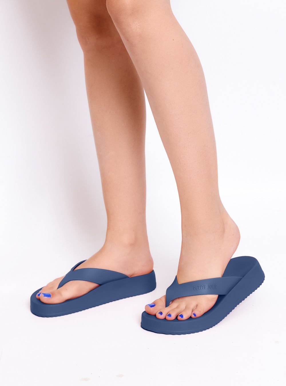 Chinelo Petite Jolie Basic Dark Blue PJ6818 Azul 4