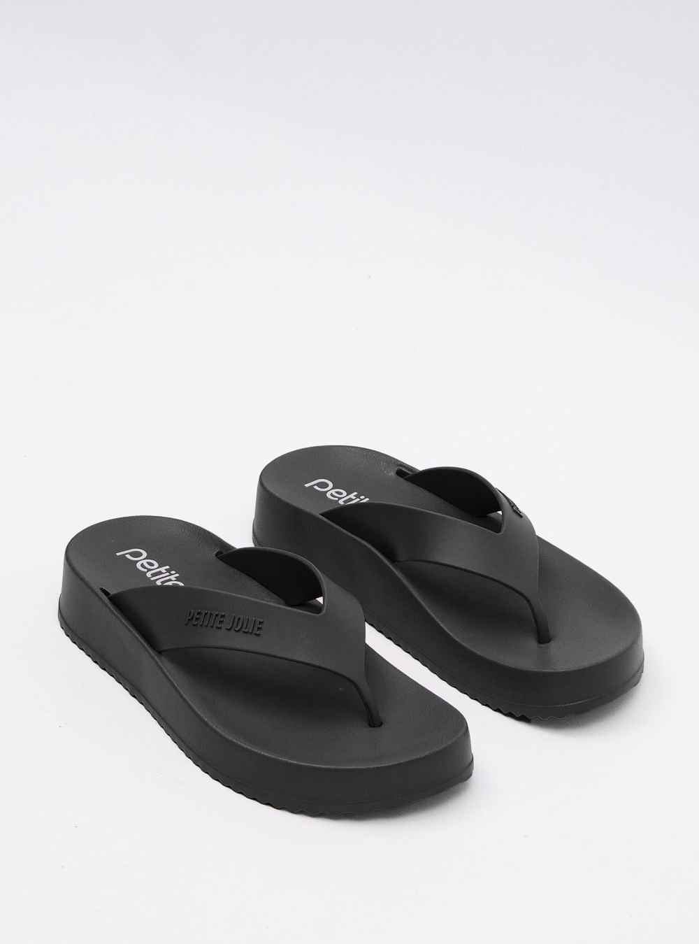 Chinelo Petite Jolie Basic Preto/Branco PJ6818 Preto 2