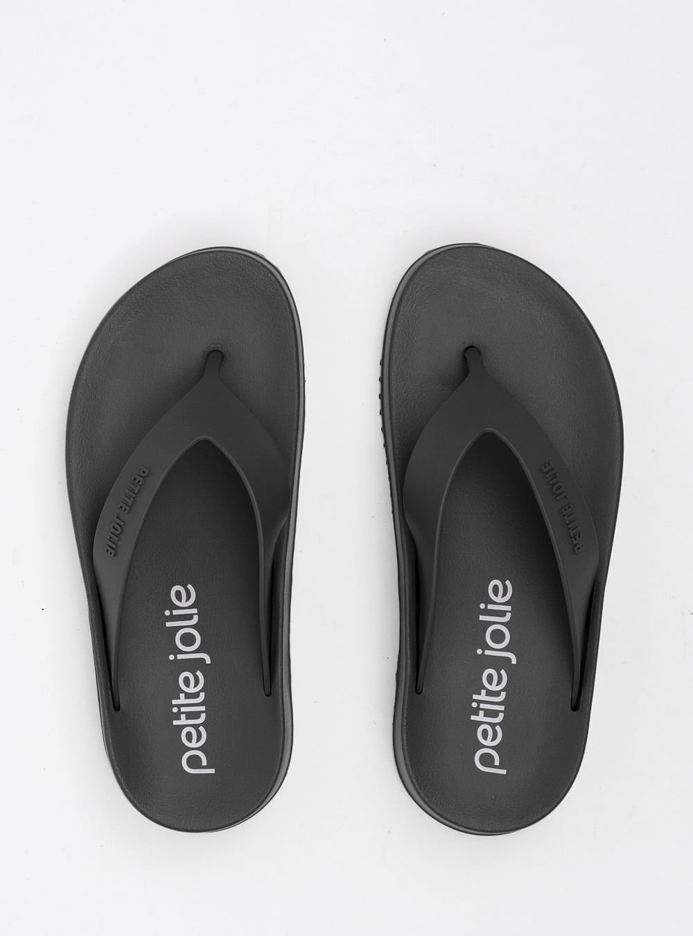 Chinelo Petite Jolie Basic Preto/Branco PJ6818 Preto 3