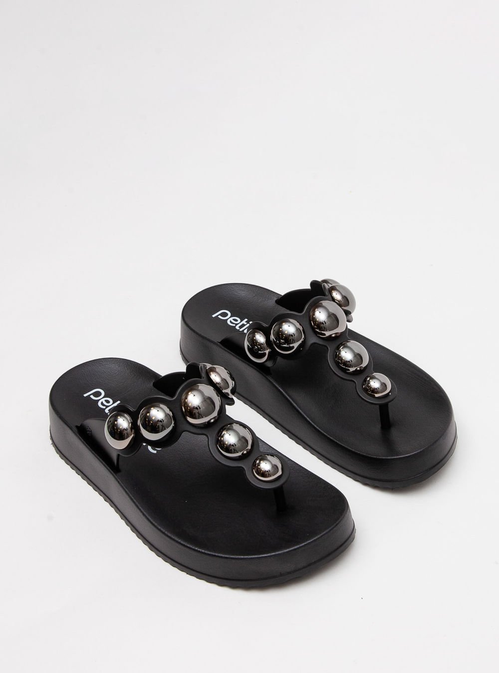 Chinelo Petite Jolie Bold Preto/Grafite PJ7586 Preto 2