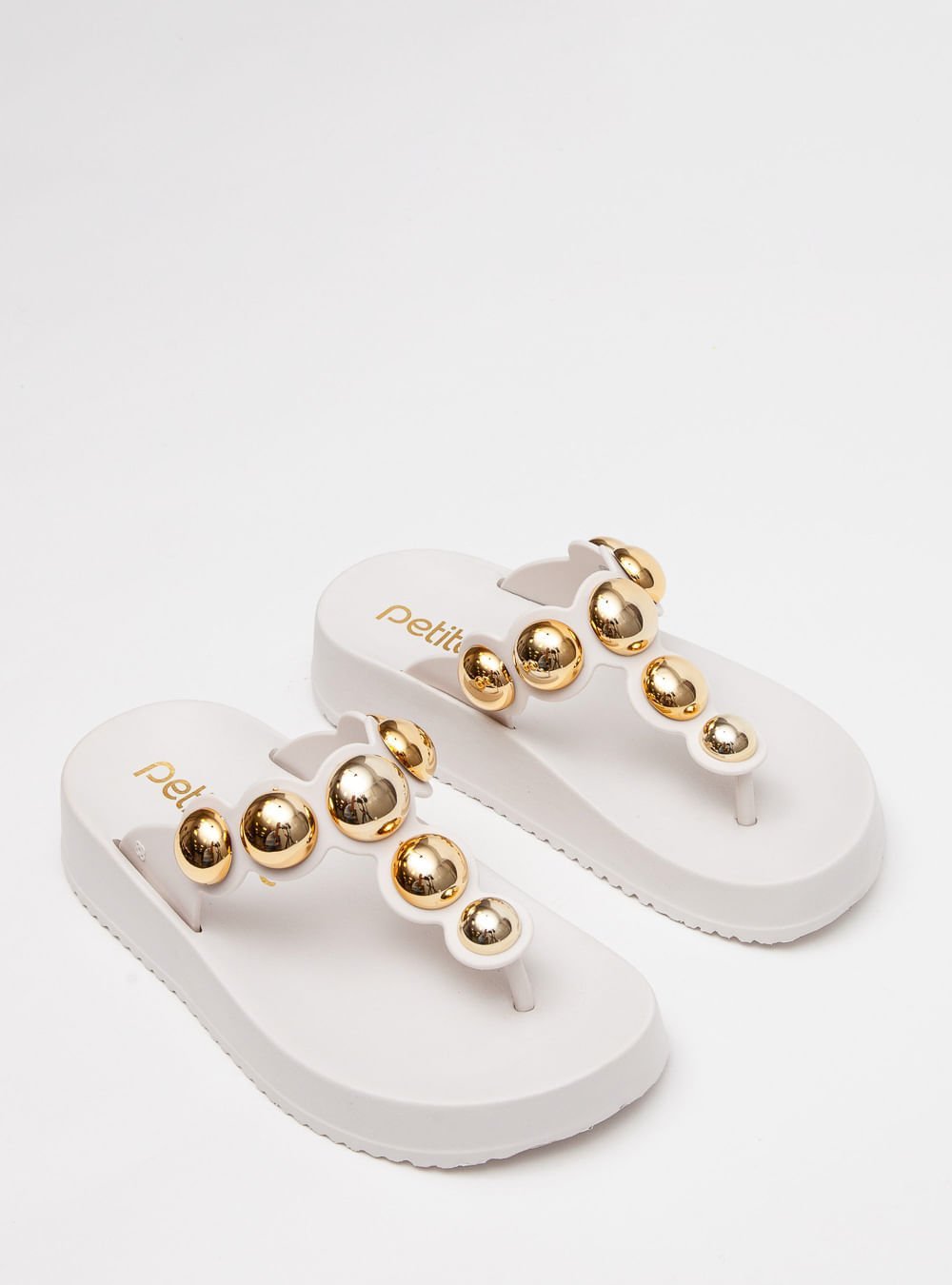 Chinelo Petite Jolie Bold White PJ7586 Branco 2