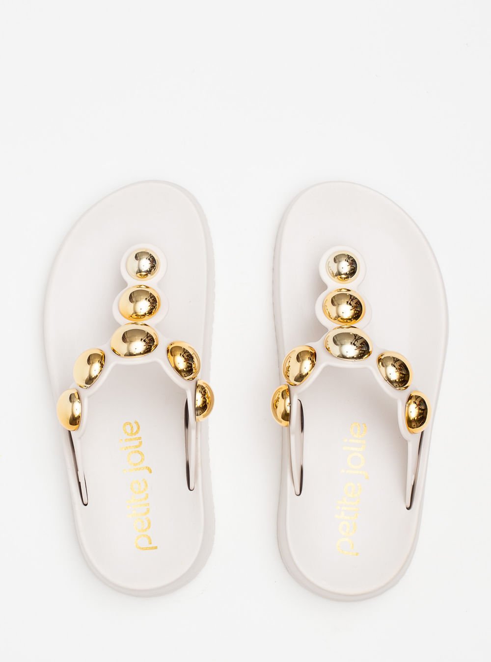 Chinelo Petite Jolie Bold White PJ7586 Branco 3