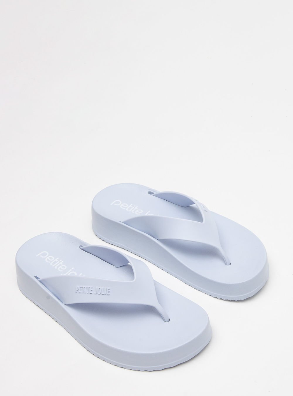 Chinelo Petite Jolie Basic Blue Gelato PJ6818 Branco 2