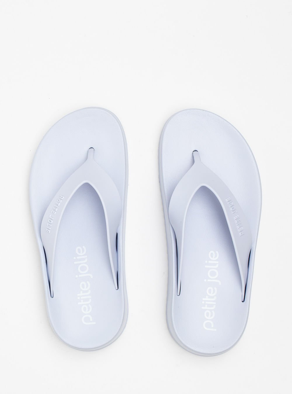 Chinelo Petite Jolie Basic Blue Gelato PJ6818 Branco 3