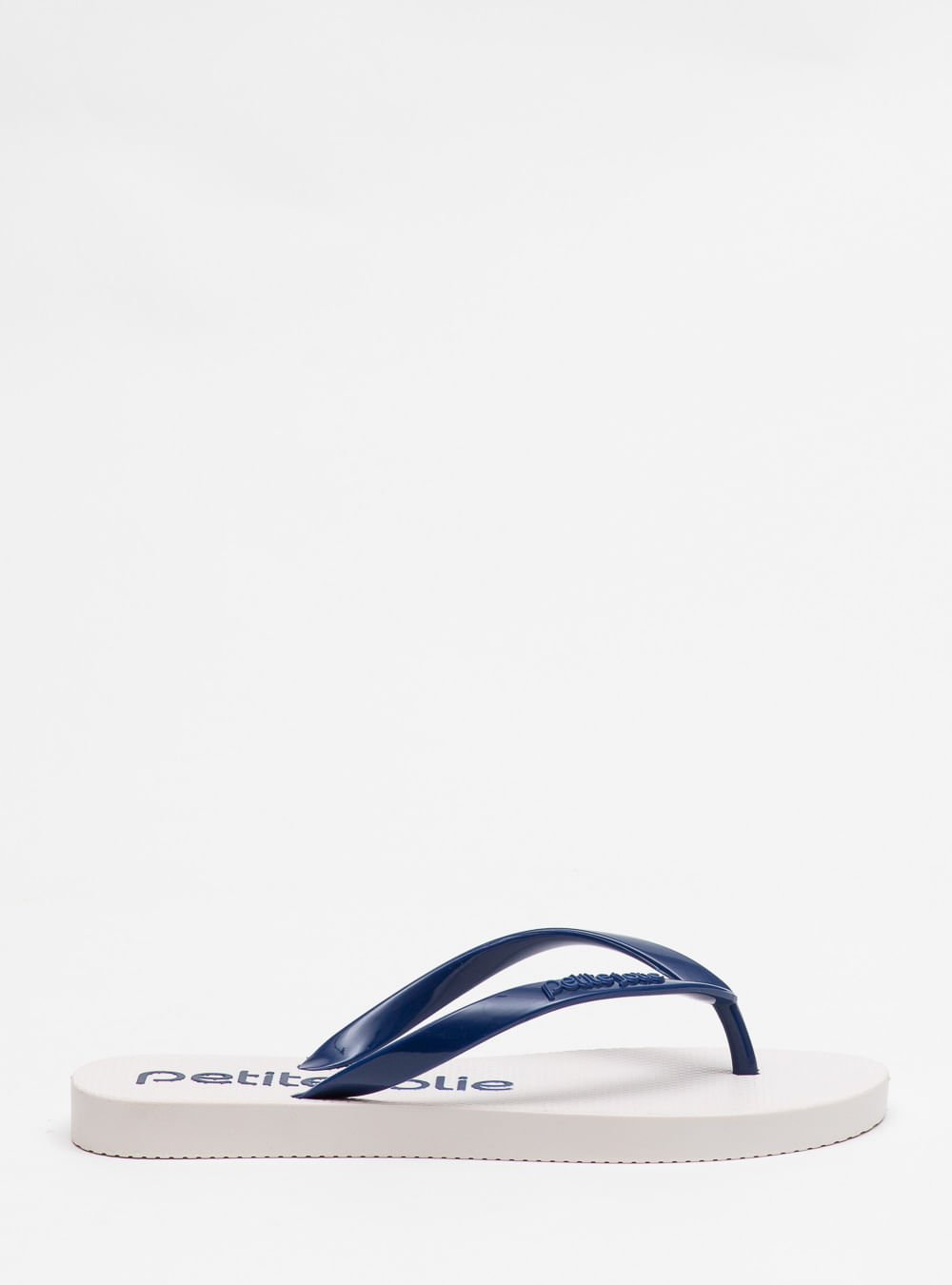Chinelo Petite Jolie Fresh Dark Blue/White/Logo PJ 6 PJ7426 Branco/Azul 4