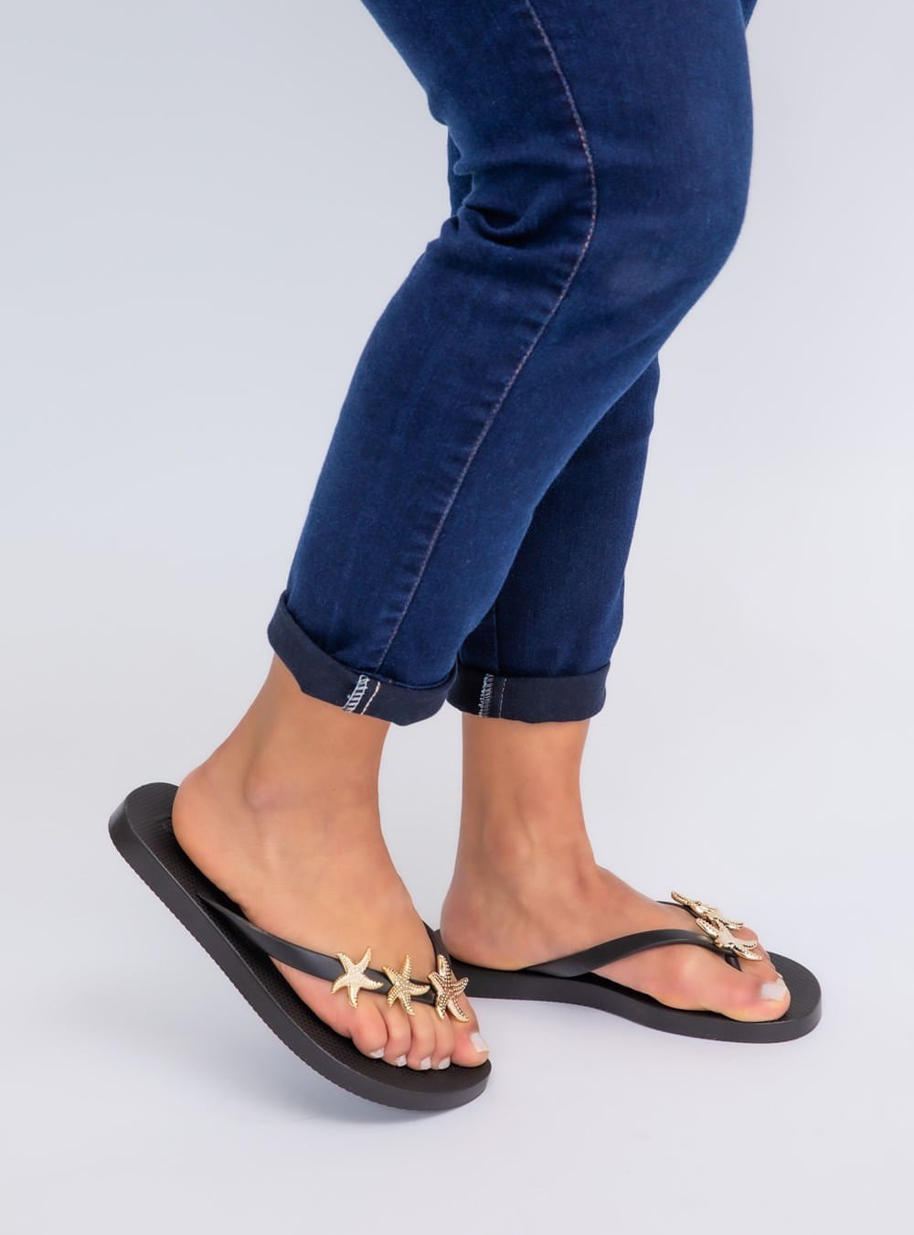 Chinelo Petite Jolie Fresh Preto PJ7672 Preto 4