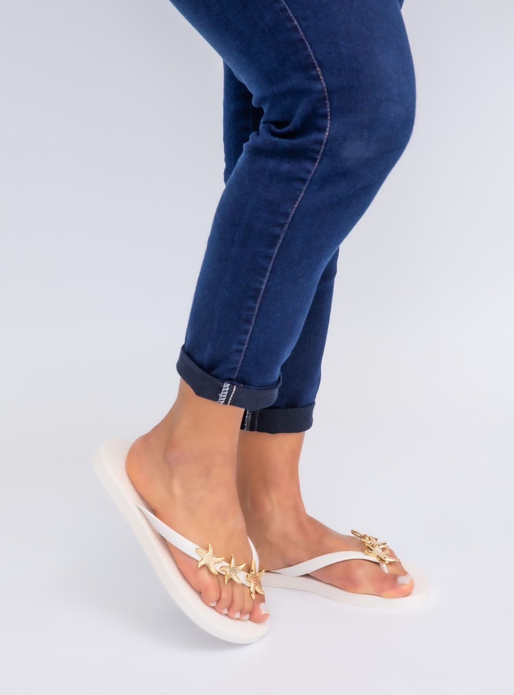 Chinelo Petite Jolie Fresh White PJ7672 Branco 4