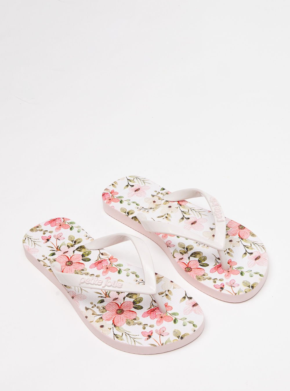Chinelo Petite Jolie Fresh White/Romantic Floral 9 PJ6969 Branco/Floral 2