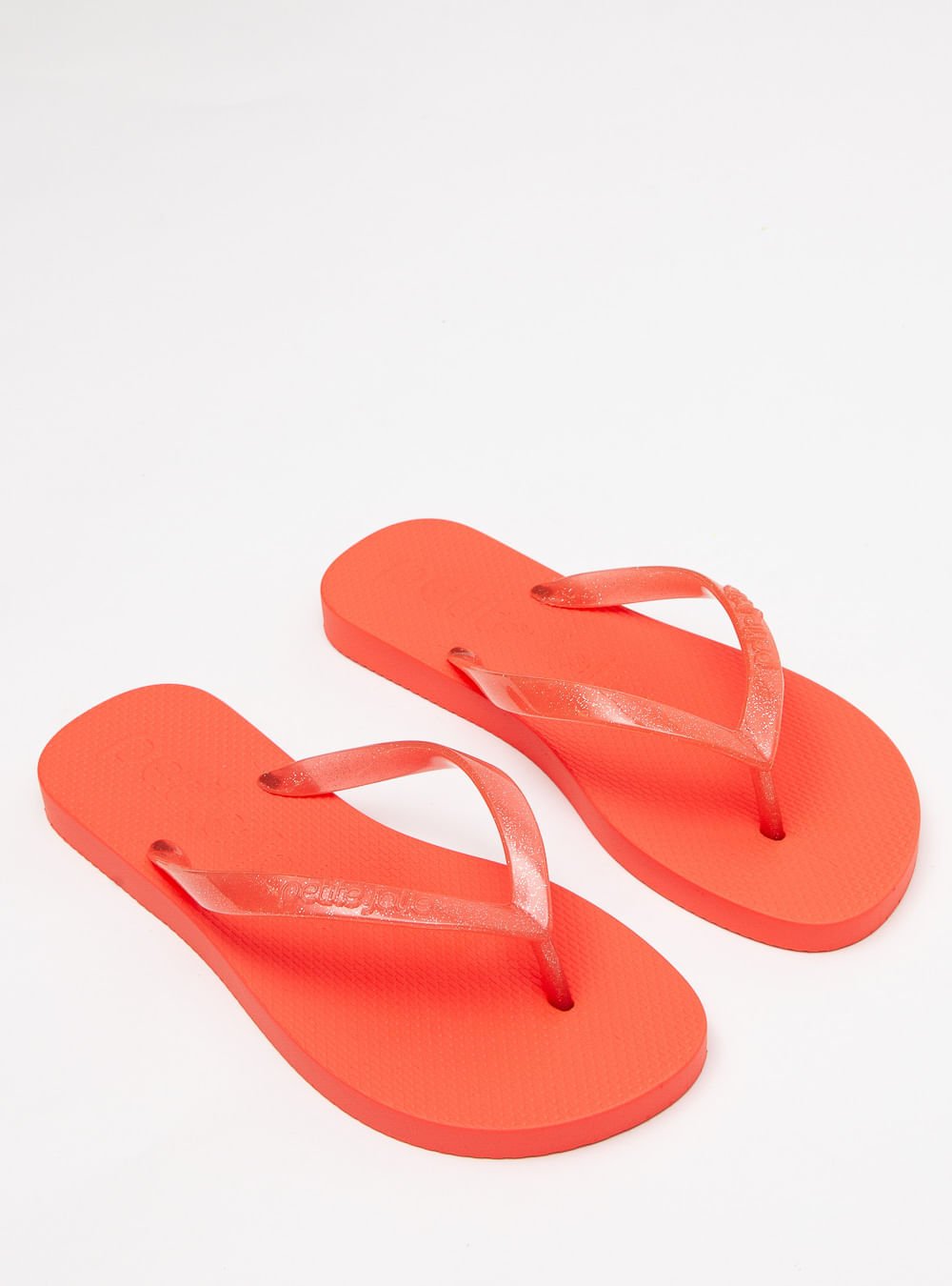 Chinelo Petite Jolie Fresh Glitter Sunset Coral PJ6901II Coral 2