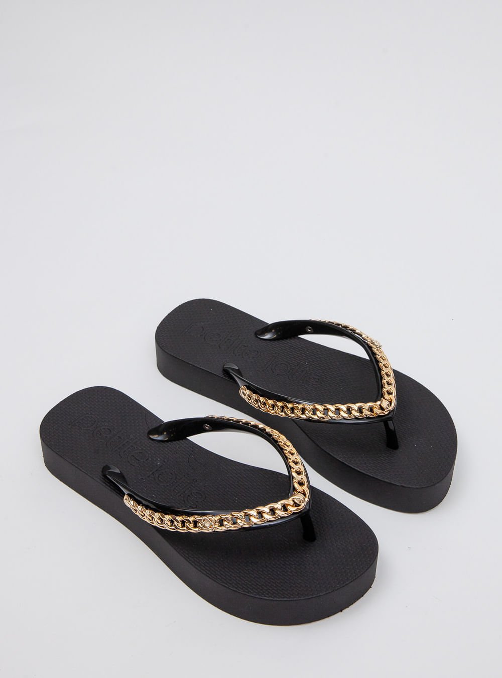 Chinelo Petite Jolie Fresh Up Preto PJ7592 Preto 2